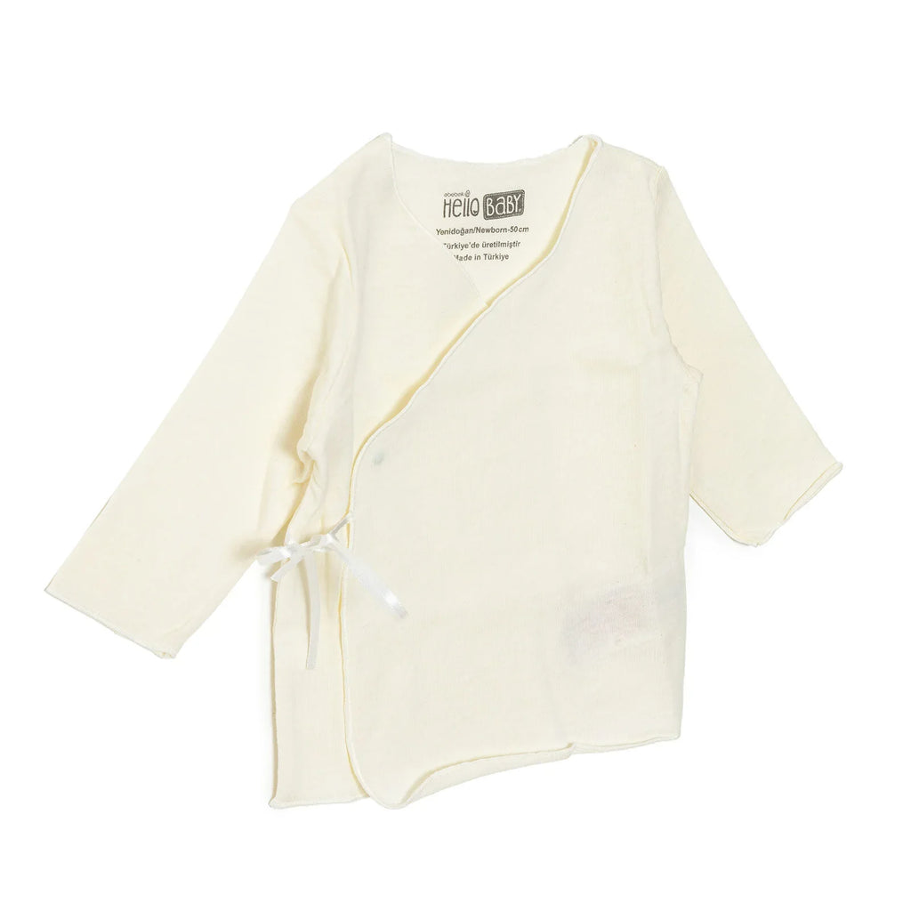 Pecyn o 2 Top Ymbapio HelloBaby - Ecru