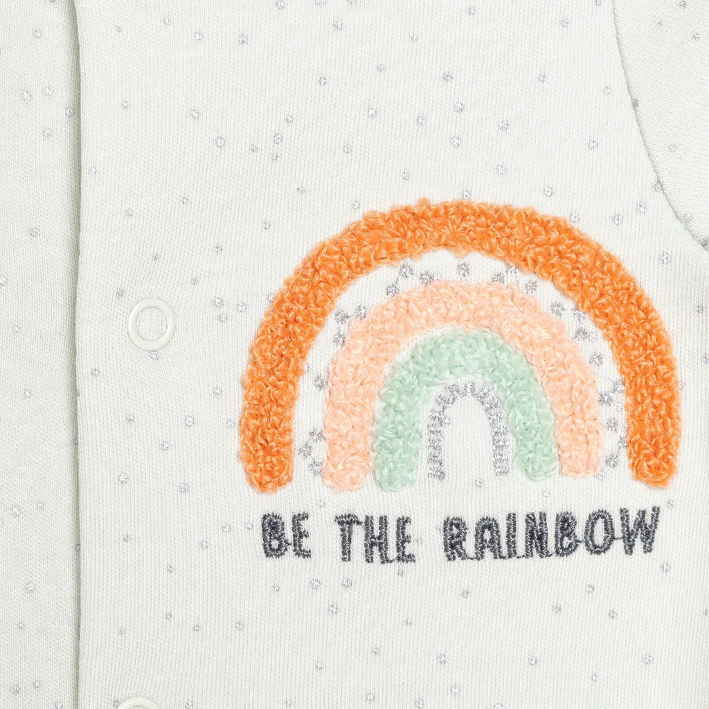 Siwmpsuit Traed i Ferch Newydd-anedig Little Life - Amlliw