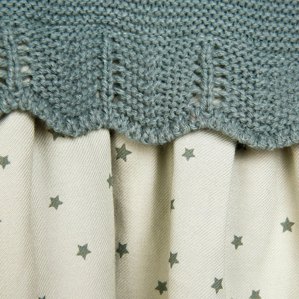 Gwisg Seren Fach gan Cassiope ar gyfer Newydd-anedig - Glas