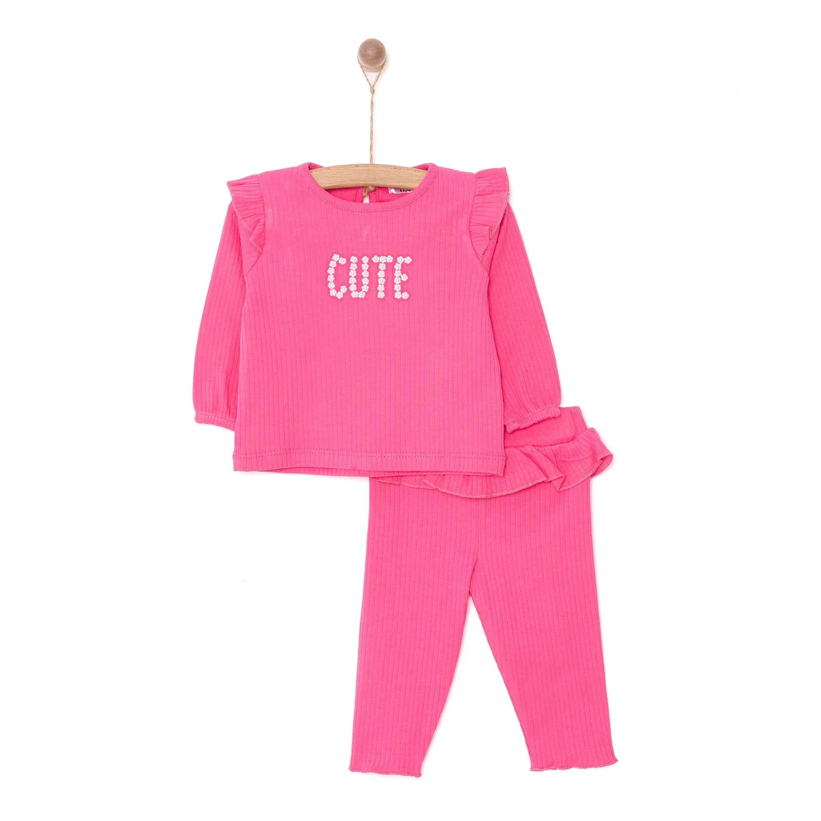 Jogger Sylfaenol HelloBaby i Ferched - Pinc