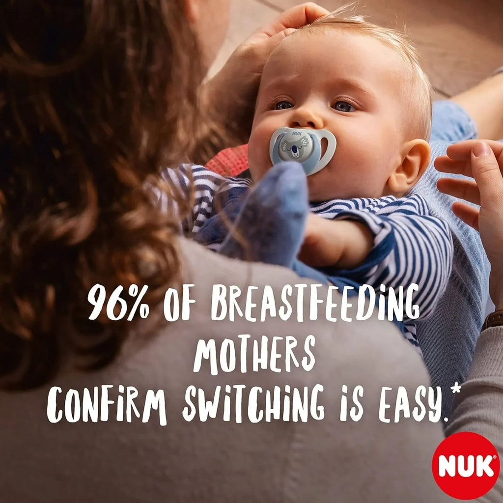 NUK Star Soother 18-36 mis, Pecyn o 2 - Glas