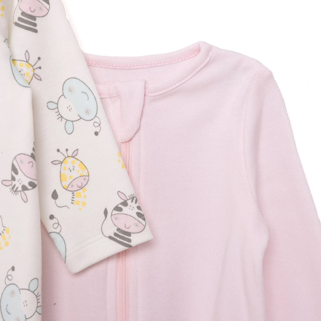 Siwmpsuit Traed i Faban Merch Newydd-anedig HelloBaby - Ecru