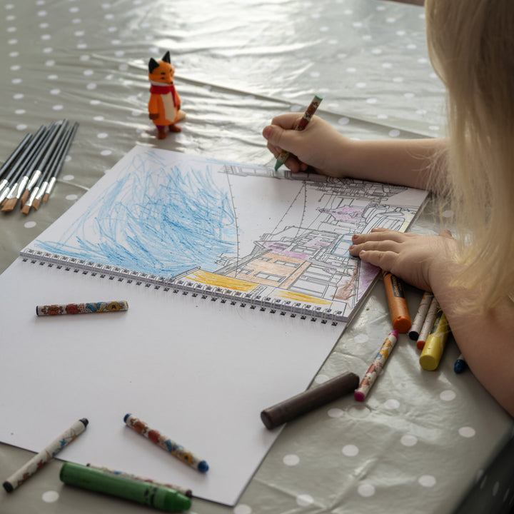 Barmouth by the Sea — Colouring & Painting Book