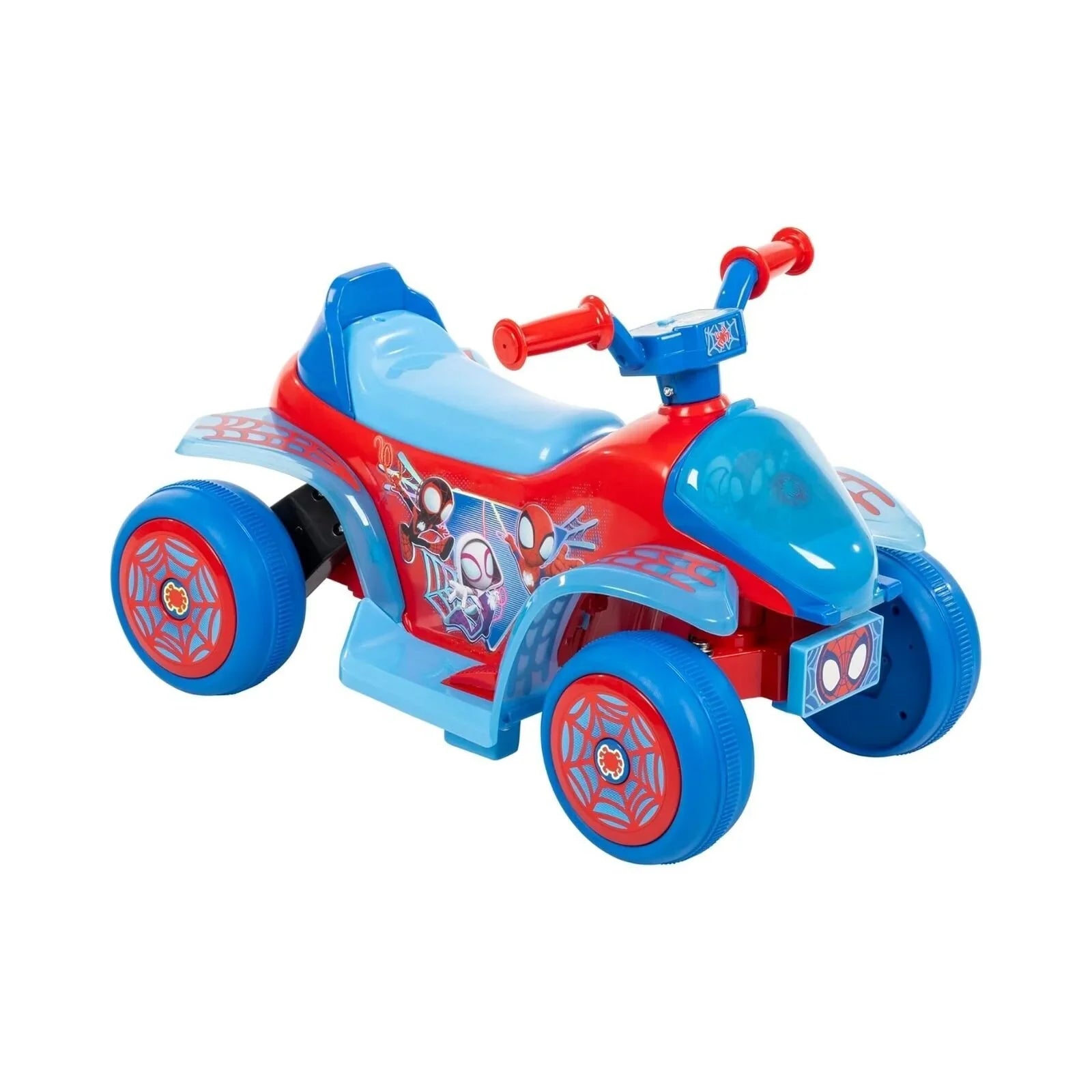Huffy Mini Quad Cerbyd i'w Reidio 6V - Marvel Spidey