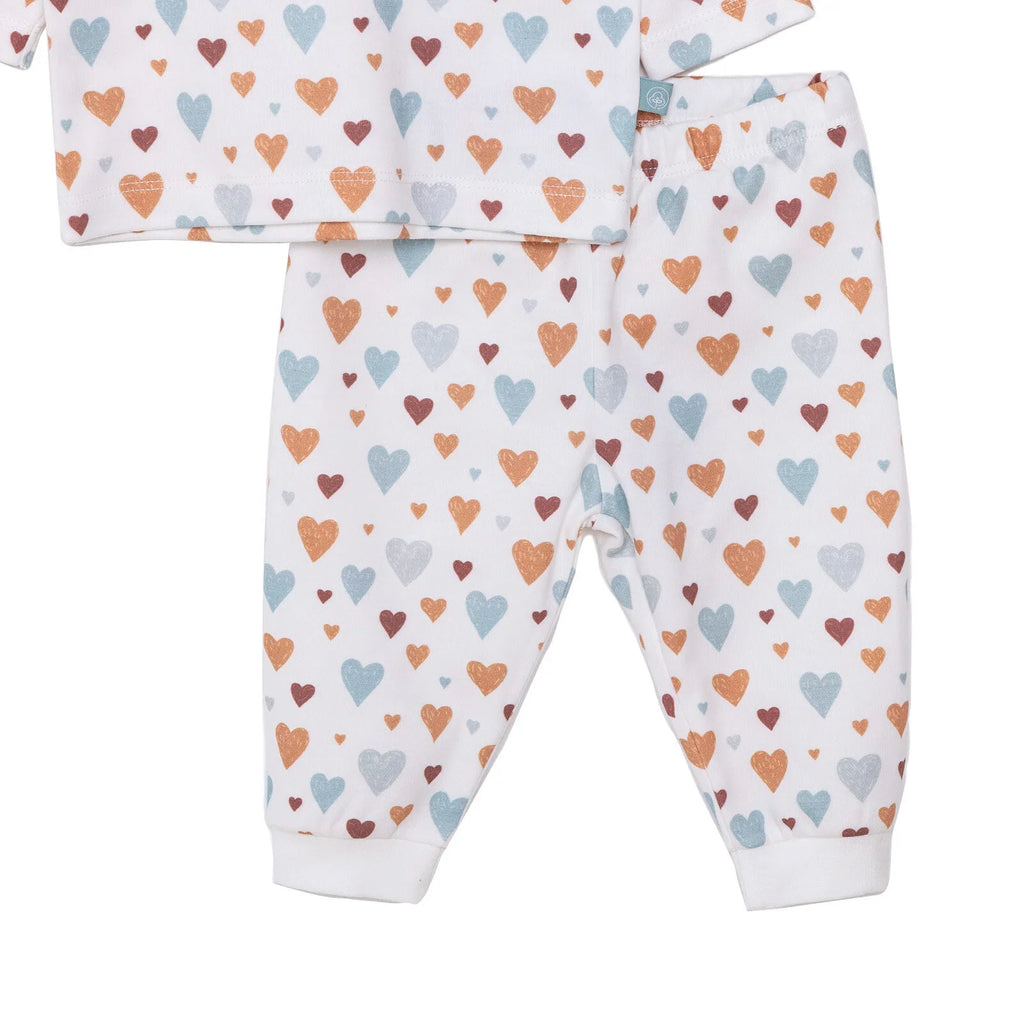 Set Pyjamas Babanod Pambuliq, Llewys Hirion - Beige