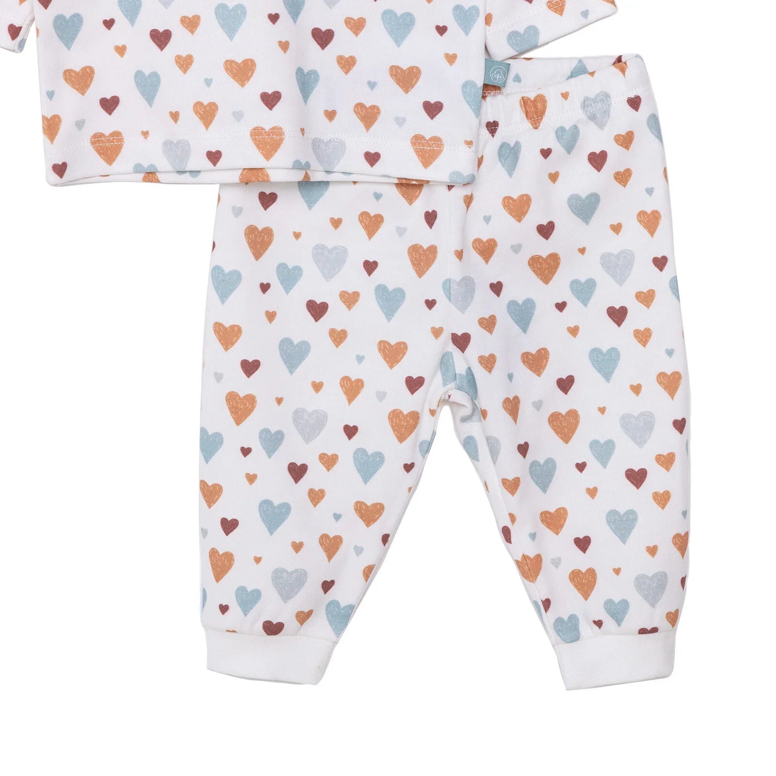 Set Pyjamas Babanod Pambuliq, Llewys Hirion - Beige