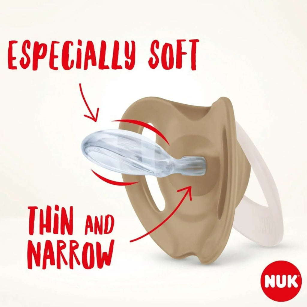 NUK Star Soother 0-6 mis, pecyn o 2 - Pinc