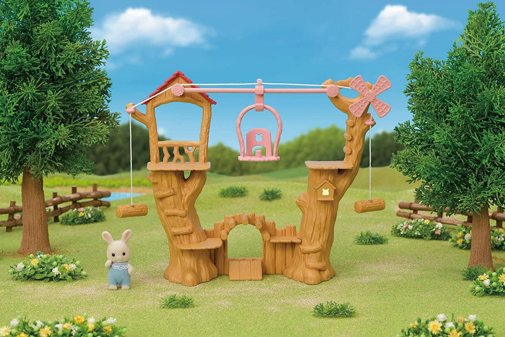 Set Chwarae Parc Rhaffordd i Fabanod Sylvanian Families ar gyfer Plant 3 Oed a Hŷn
