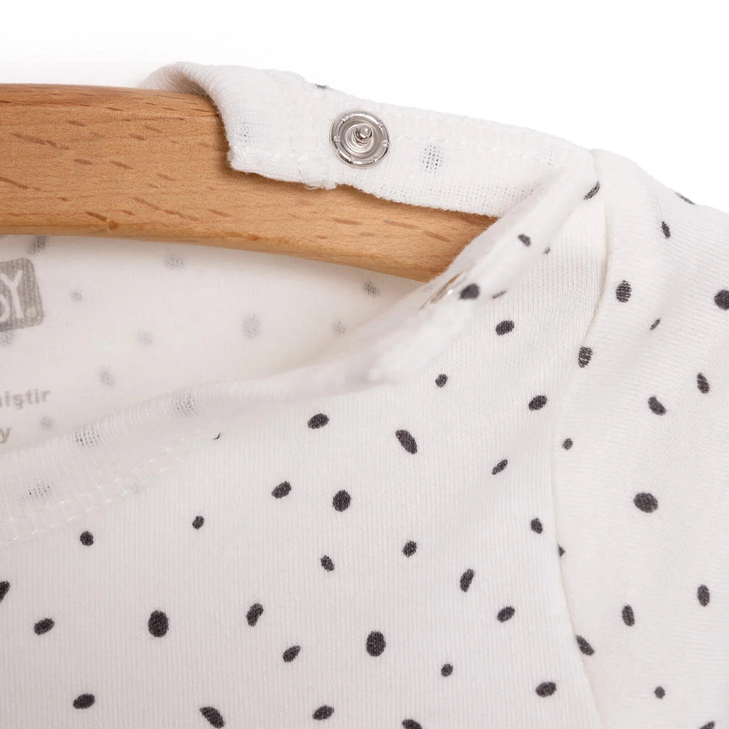 Body llewys hir i ferched HelloBaby - Ecru