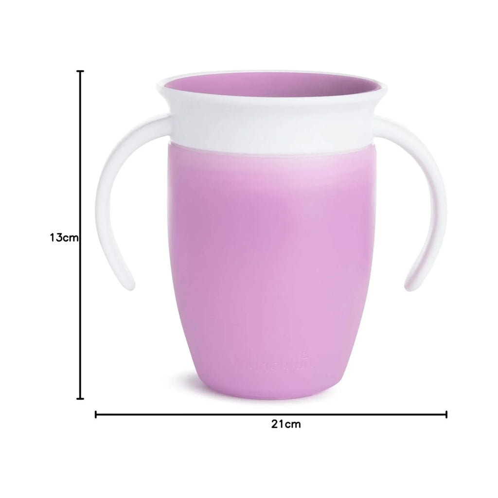 Cwpan Hyfforddi Munchkin Miracle 360 6+ mis 207ml - Porffor