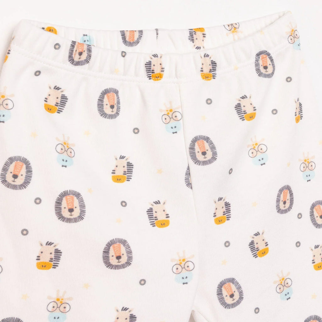 Set Pyjamas Baban Bach Pambuliq â Llewys Hir - Melyn Tywyll