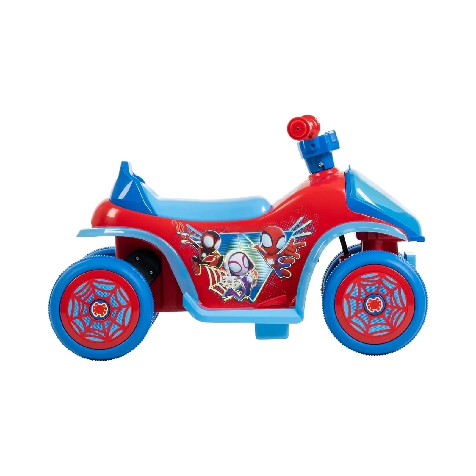 Huffy Mini Quad Cerbyd i'w Reidio 6V - Marvel Spidey