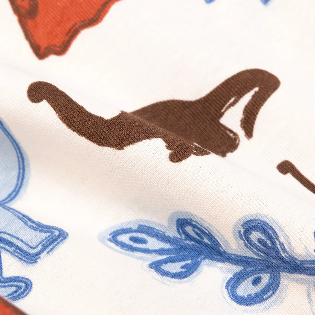 Siwtiau Corff Bachgen HelloBaby â Llewys Hir (Pecyn o 2) - Beige