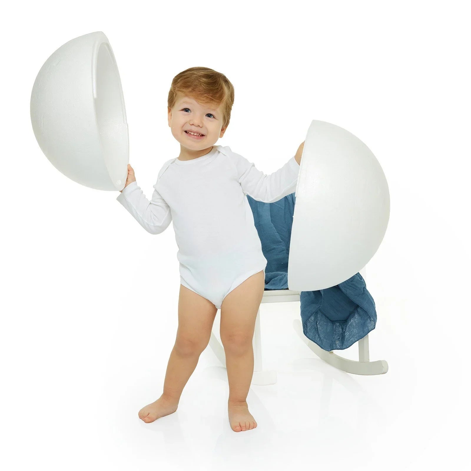 Bodysuit Llewys Hir i Unrhyw Ryw HelloBaby 5 pcs