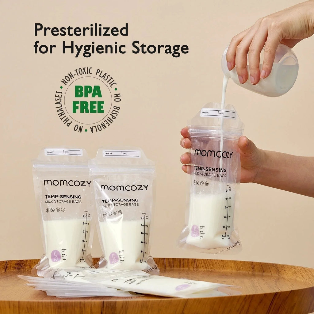 Momcozy Breast Milk Storage Bags 180ml 50 pcs