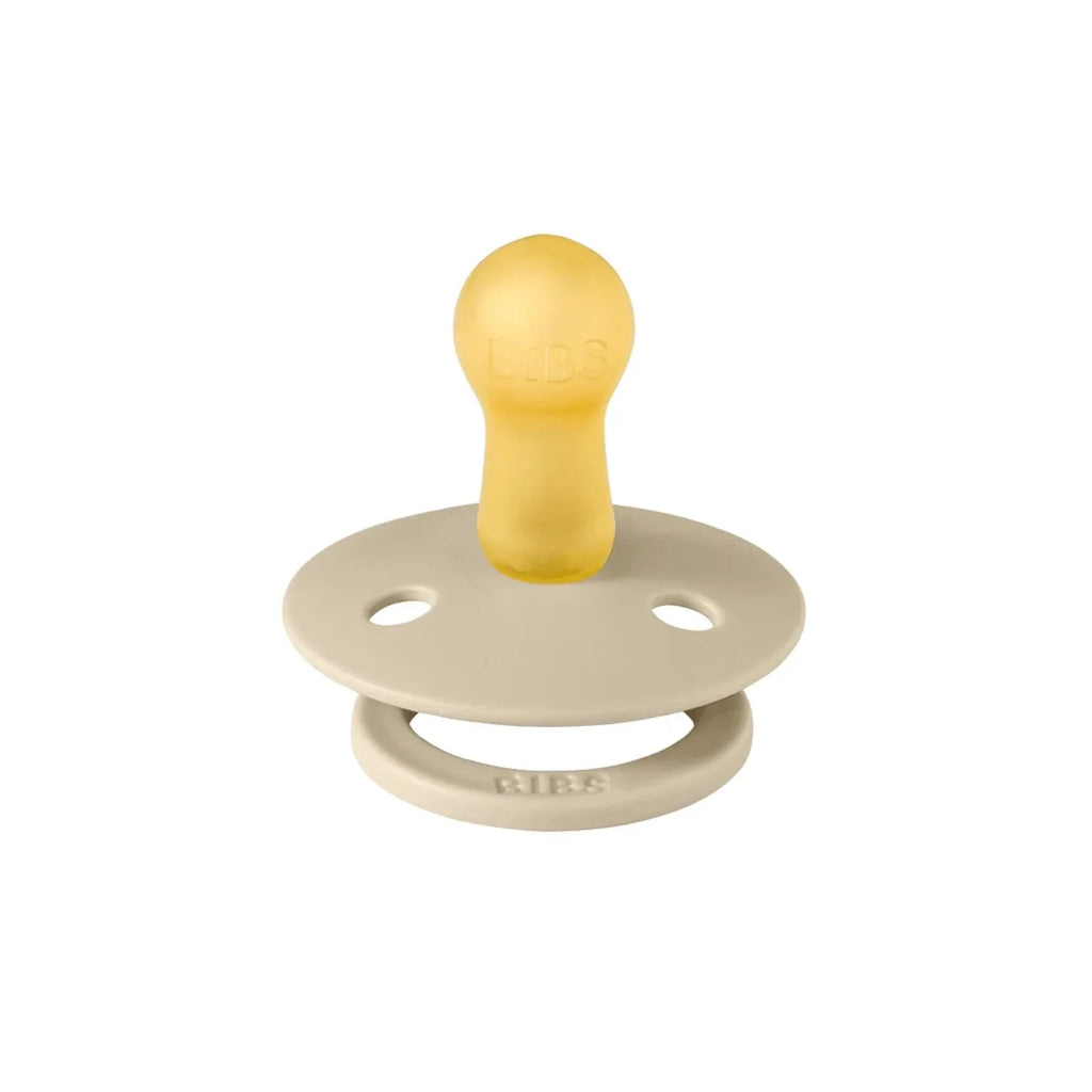 BIBS Colour Latex Soothers 6+ months Pecyn o 2 - Fanila &amp; Blush