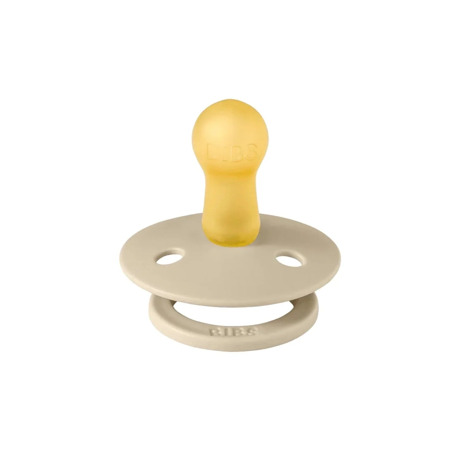 BIBS Colour Latex Soothers 6+ months Pecyn o 2 - Fanila &amp; Blush