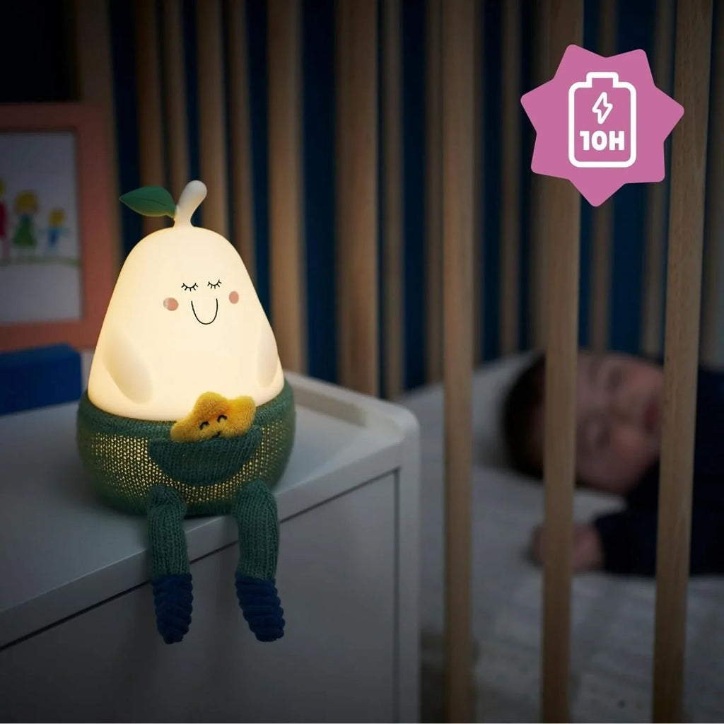 Golau Nos Badabulle Bertille Silicon Glow y gellir ei ailwefru