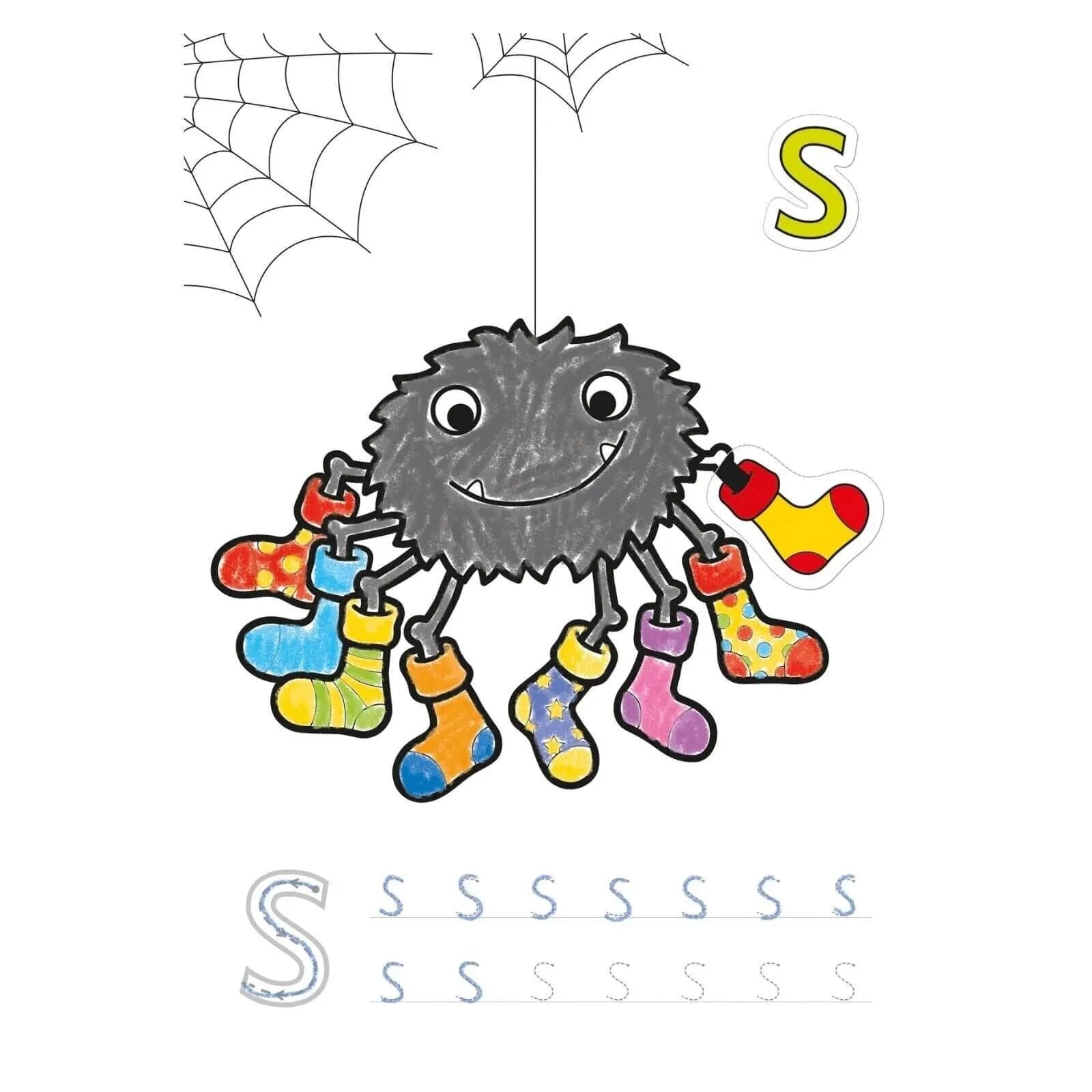 Llyfr Lliwio ABC Orchard Toys