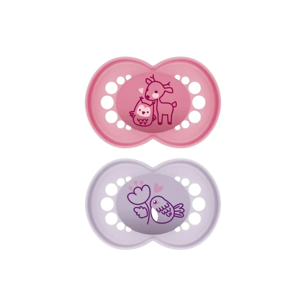 MAM Original Soother 6-18 months Pecyn o 2 - Pinc