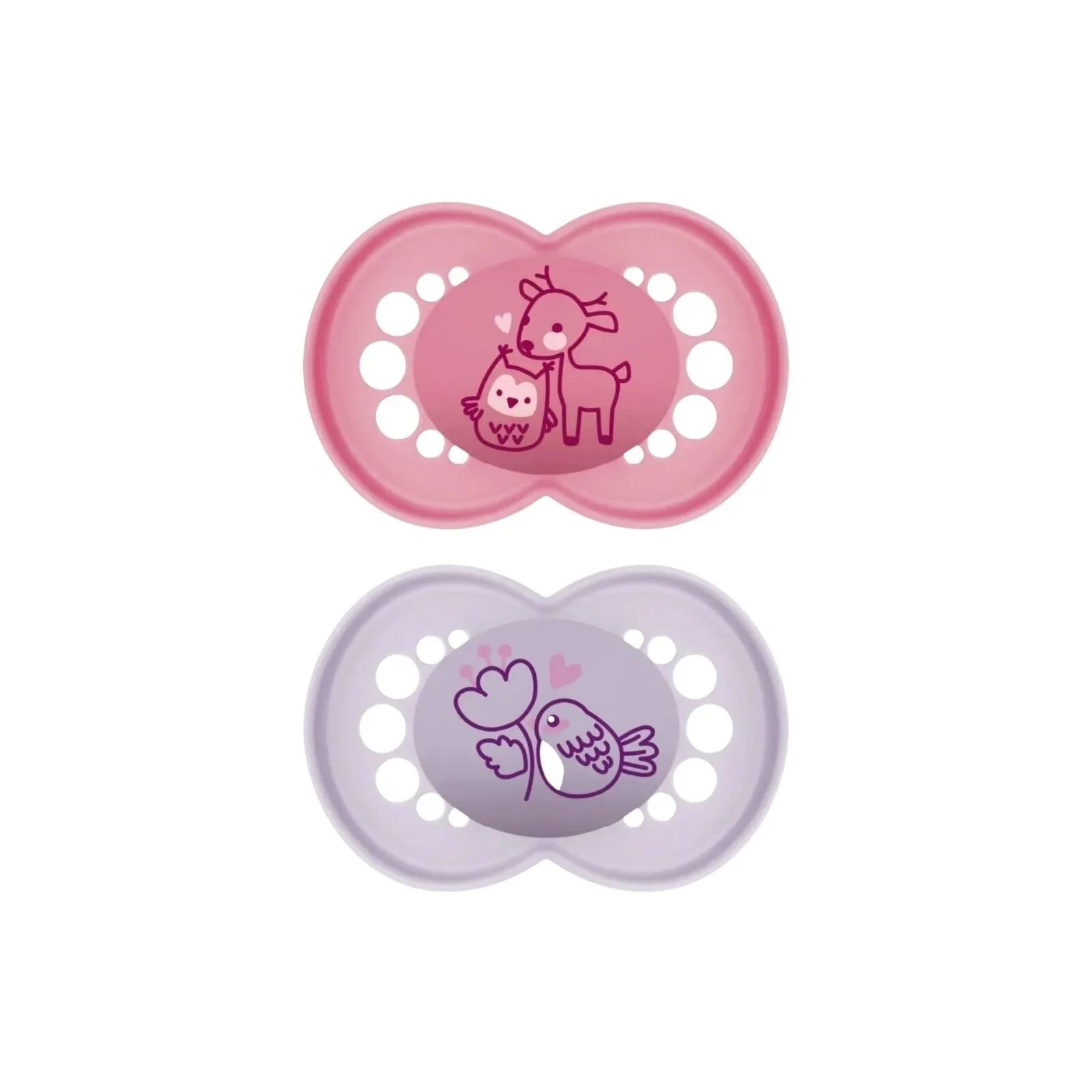 MAM Original Soother 6-18 months Pecyn o 2 - Pinc