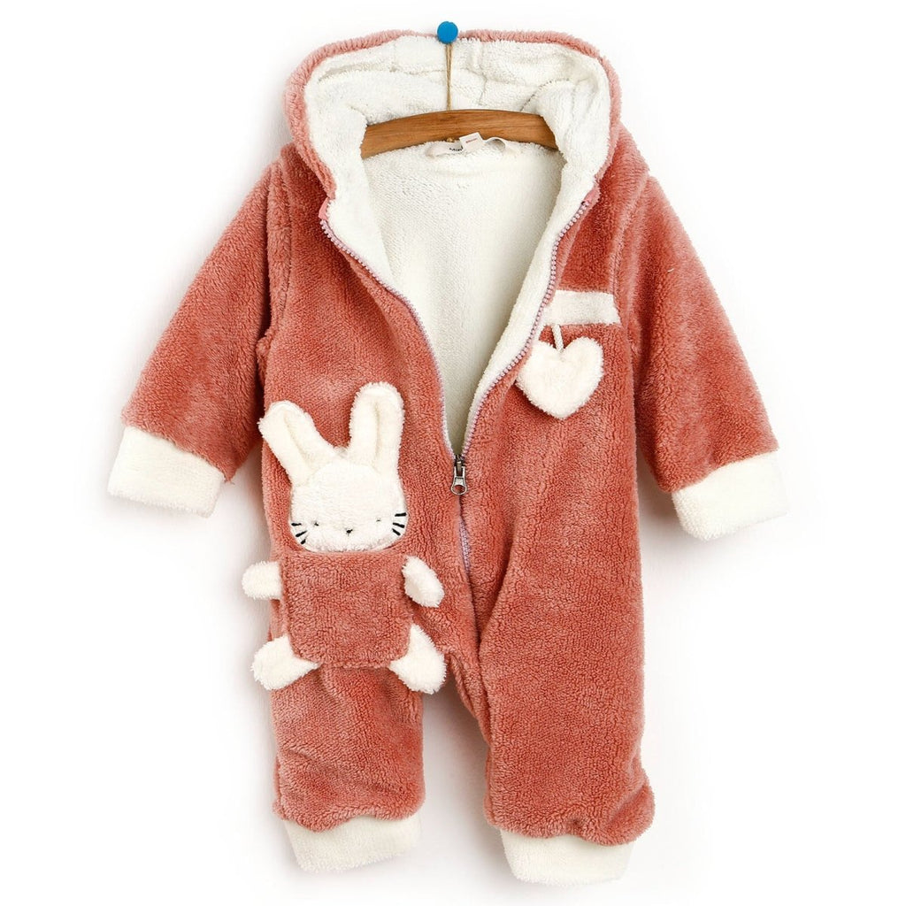 Siwmpsuit Welsoft i Fabanod Newydd-anedig Midimod - Pinc Ysgafn