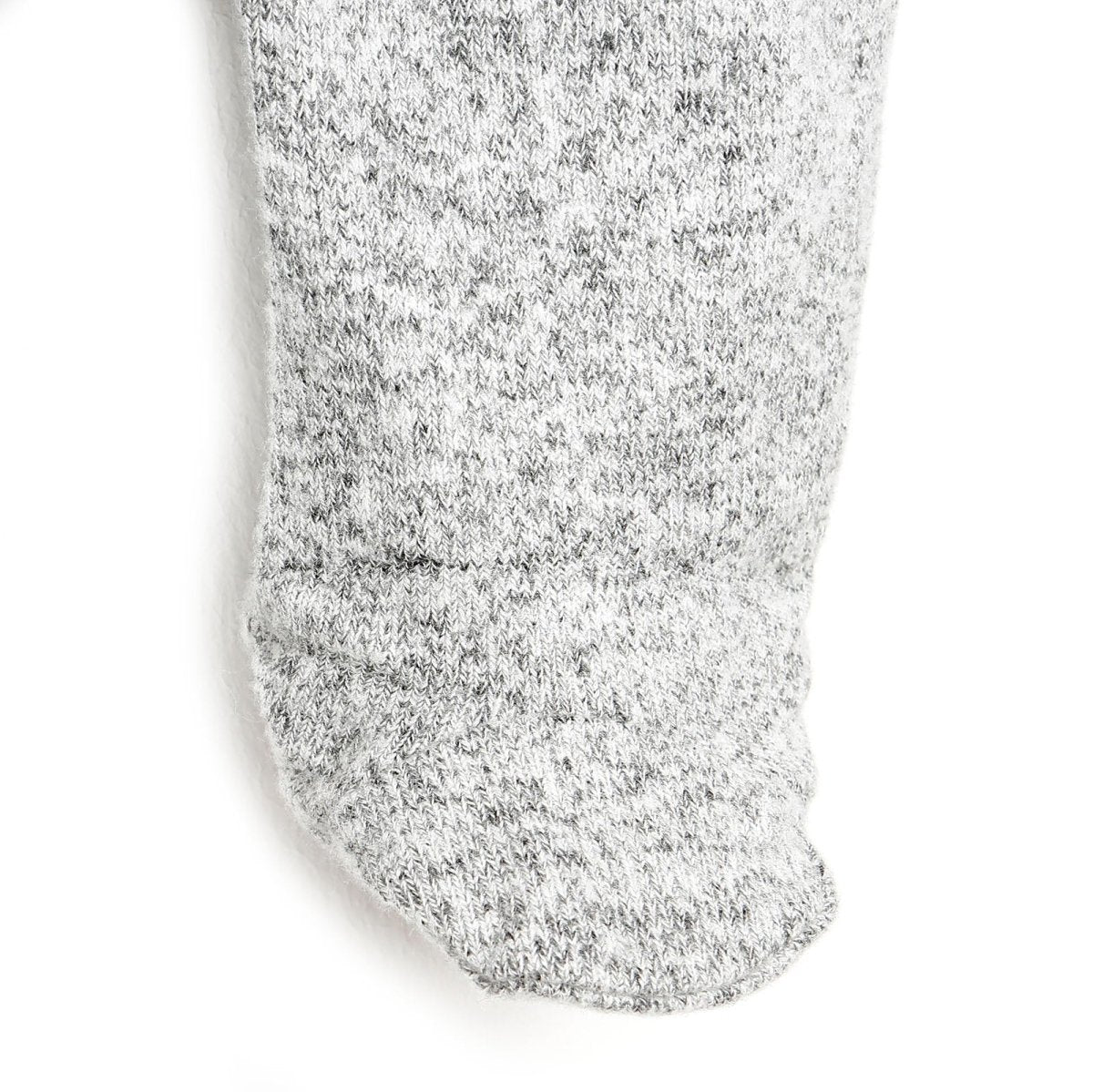 Siwt Neidwyr i Fabanod Newydd-anedig Gydag Ympiau Gwyllt - Llwyd Melange