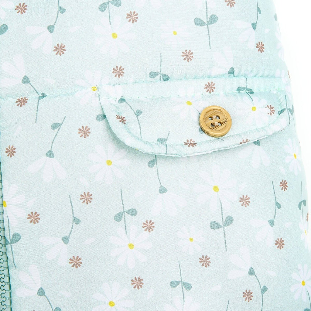 Gwisg Chwyddadwy BabyZ Winter Girl Daisy - Gwyrdd Ysgafn