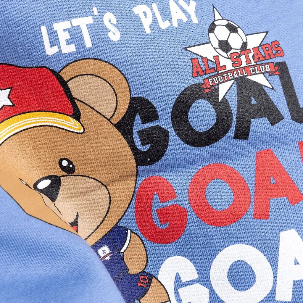 Crys Chwys HelloBaby Basic Low Raised Goal Printiedig