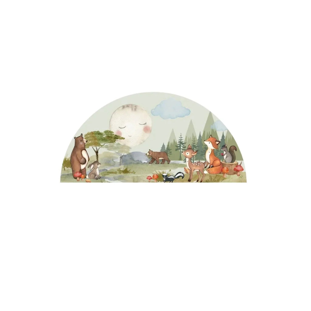 Sticer Wal Hanner Cylch Coedwig Live Vida