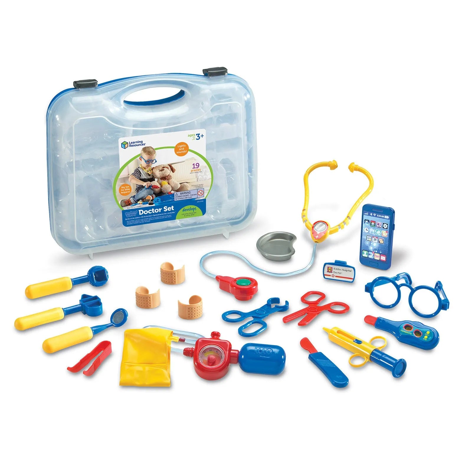 Set Meddyg Esgyldol Pretend &amp; Play gan Learning Resources