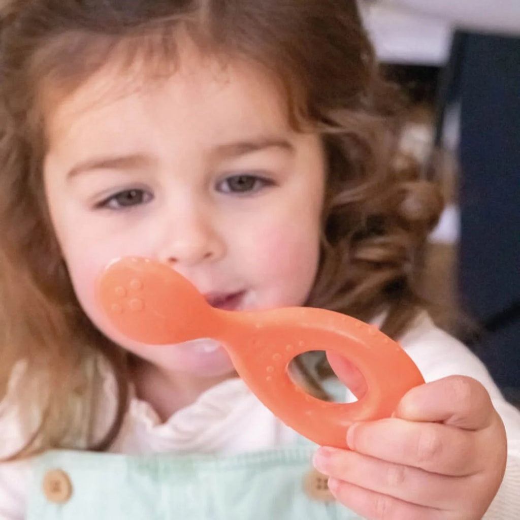 Nuby Llwyau Babi Hawdd eu Gafaelu, Pecyn o 2