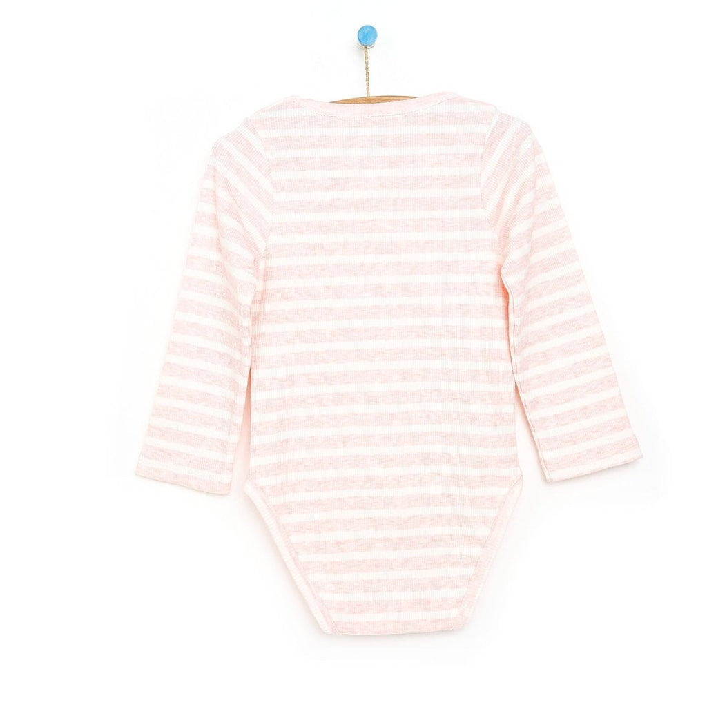 Newborn Fashion Club Long Sleeve Bodysuit - Light Pink