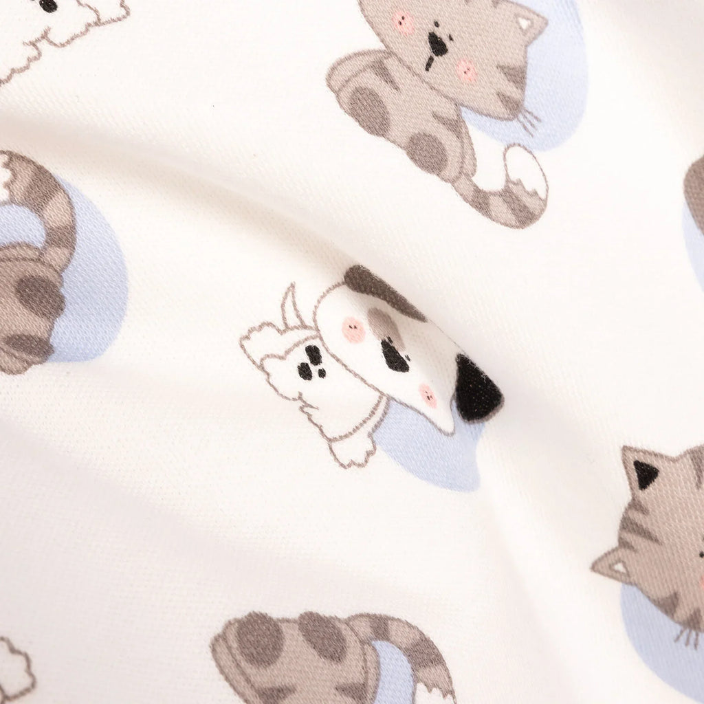 Siwt Gysgu HelloBaby - Gwyn