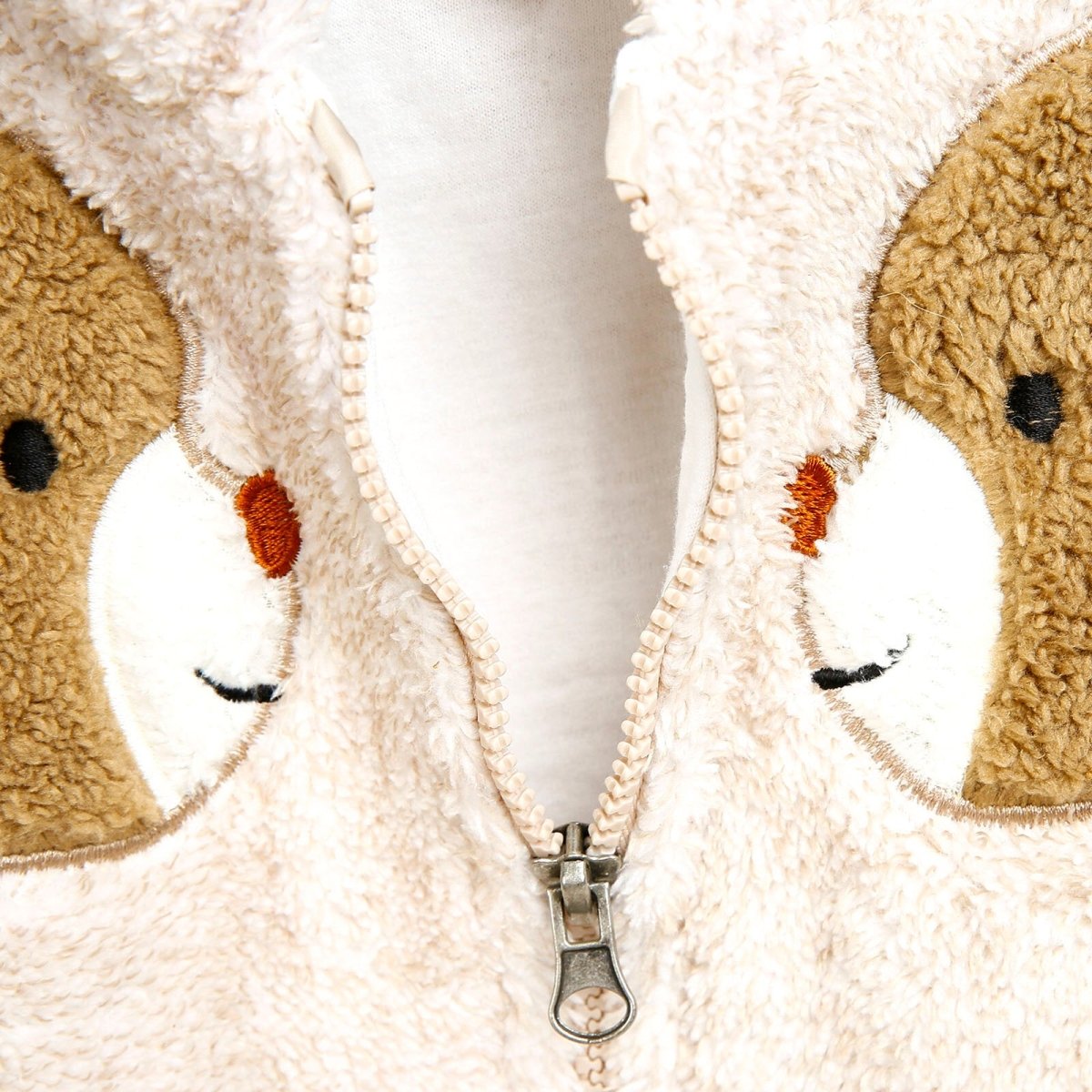 Siwmpsuit Traed i Fabanod Midimod Newborn Cute Bears Welsoft - Beige