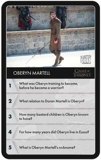 Game of Thrones Top Trumps Quiz | 500 Questions Across All 8 Seasons