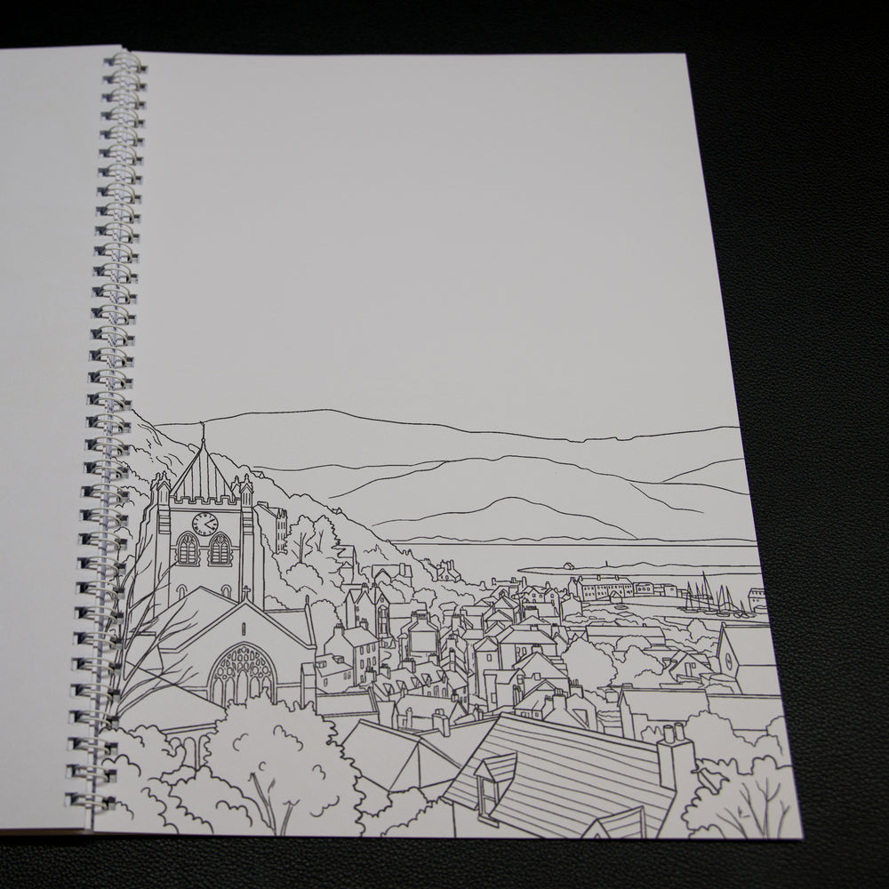 Barmouth by the Sea — Colouring & Painting Book