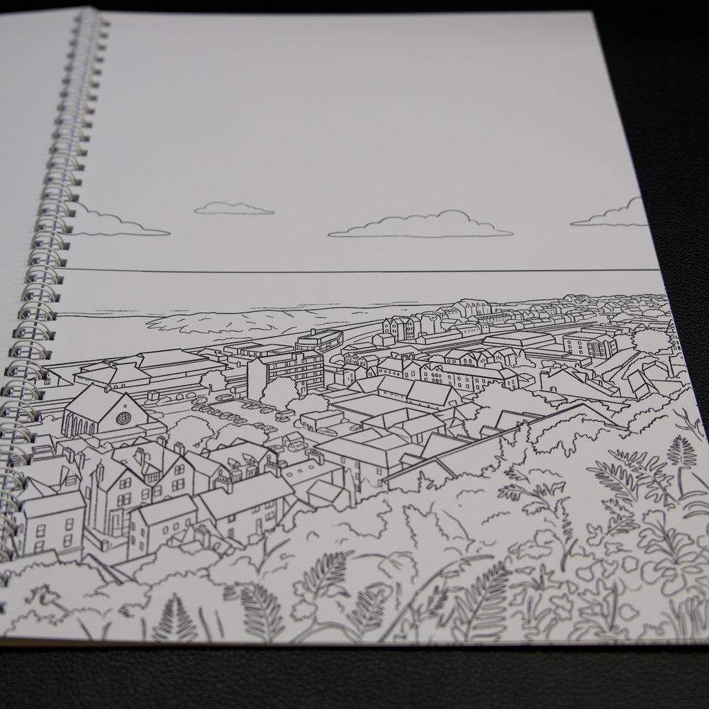 Barmouth by the Sea — Colouring & Painting Book