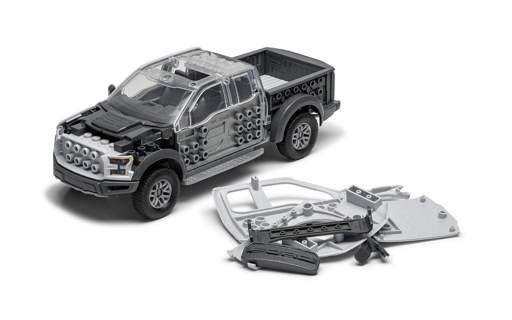 Pecyn Car Model Llwyd Ford F-150 Raptor Cyflym Airfix J6053