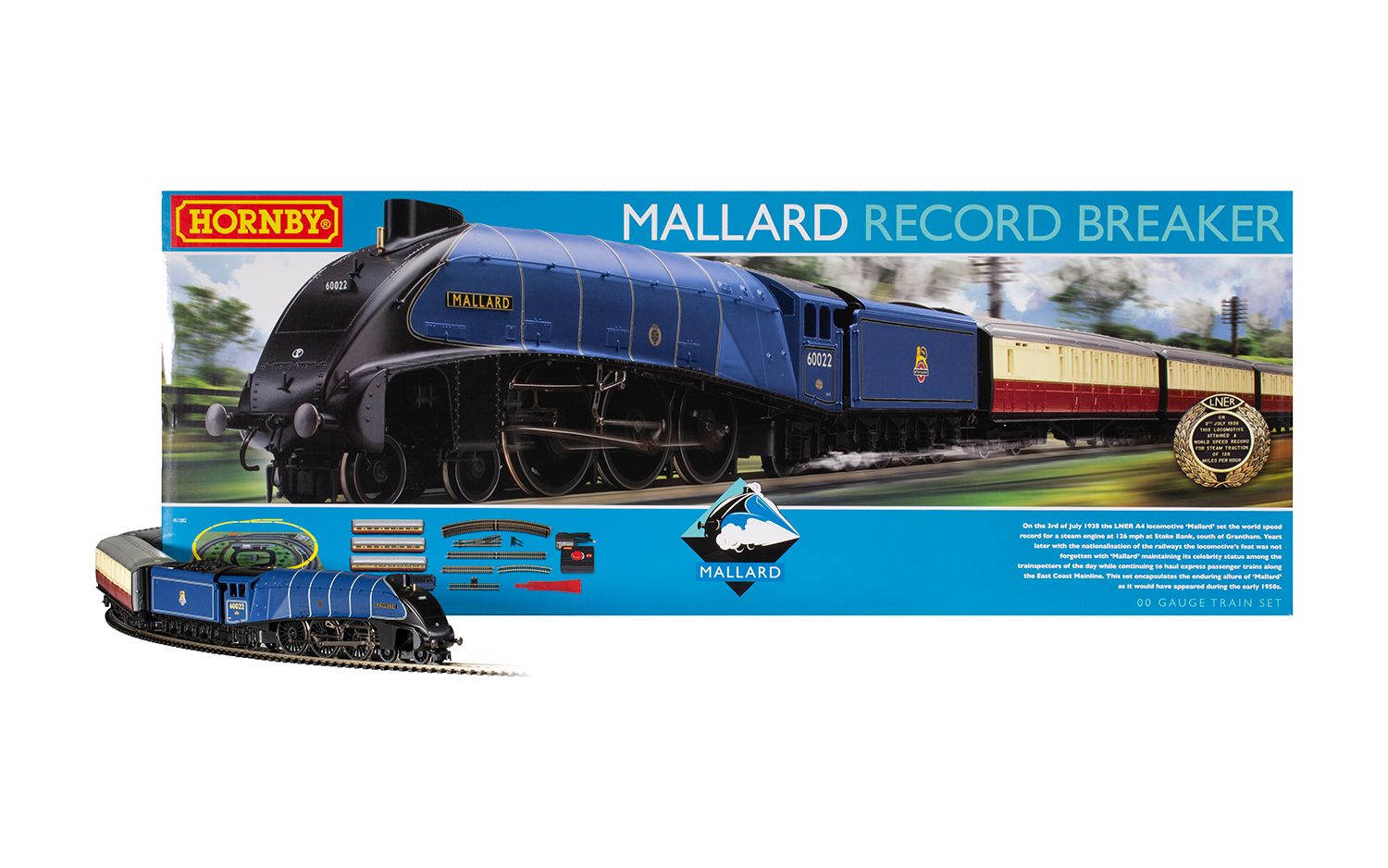 Set Trên Torri Recordiau Hornby R1282M Mallard