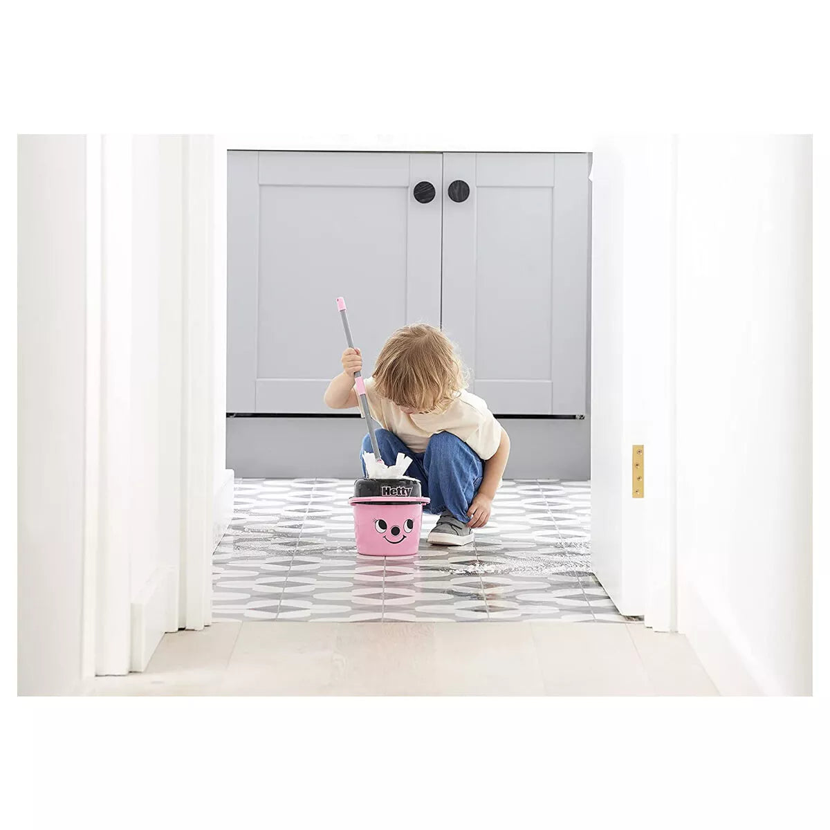 Mop a Bwced Hetty Casdon – Tegan Chwarae Rôl Glanhau Hwyl i Blant (Oedran 3+)